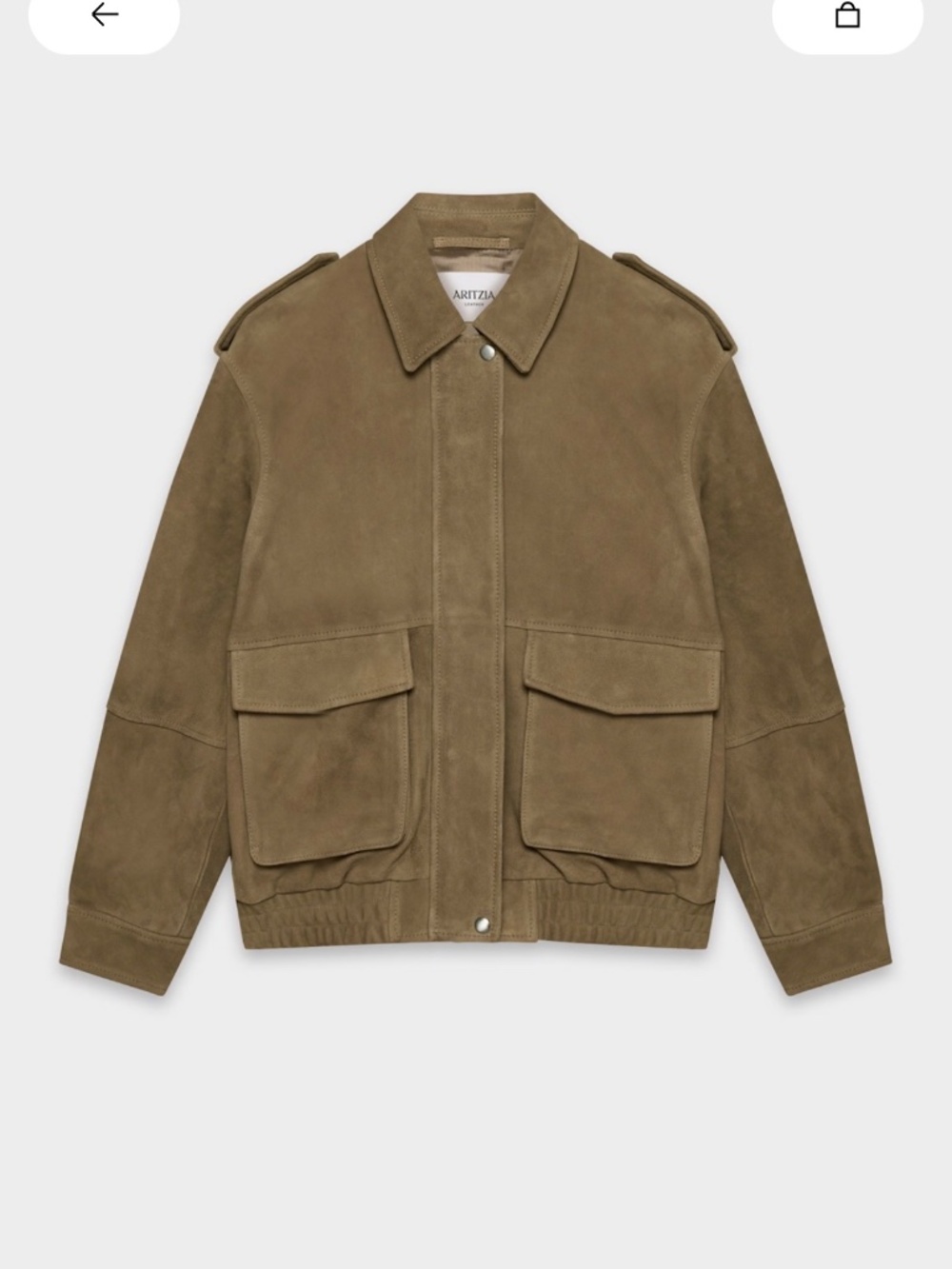 Aritzia Suede Jacket